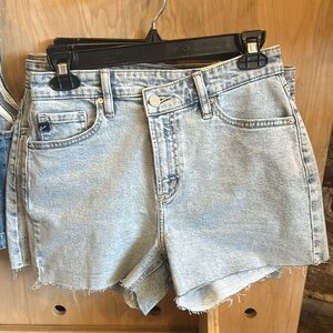KanCan Blue Jean Shorts Distressed Cut-Off Style